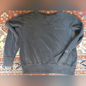 Champion Black Pullover Sweatshirt Size Medium